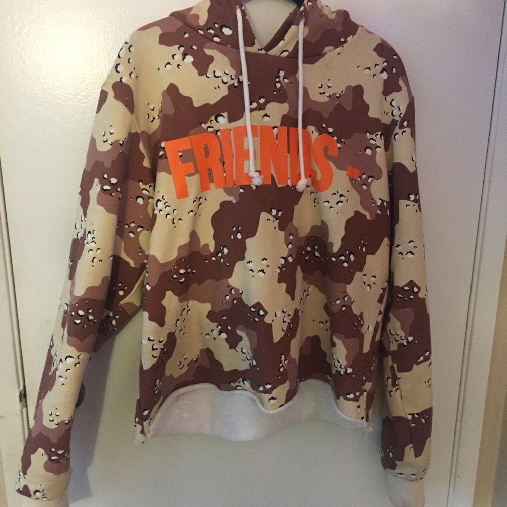 Vlone camo long sleeve hoodie